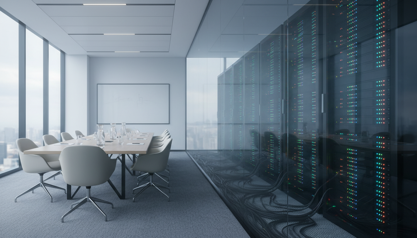 Server room representing enterprise AI costs